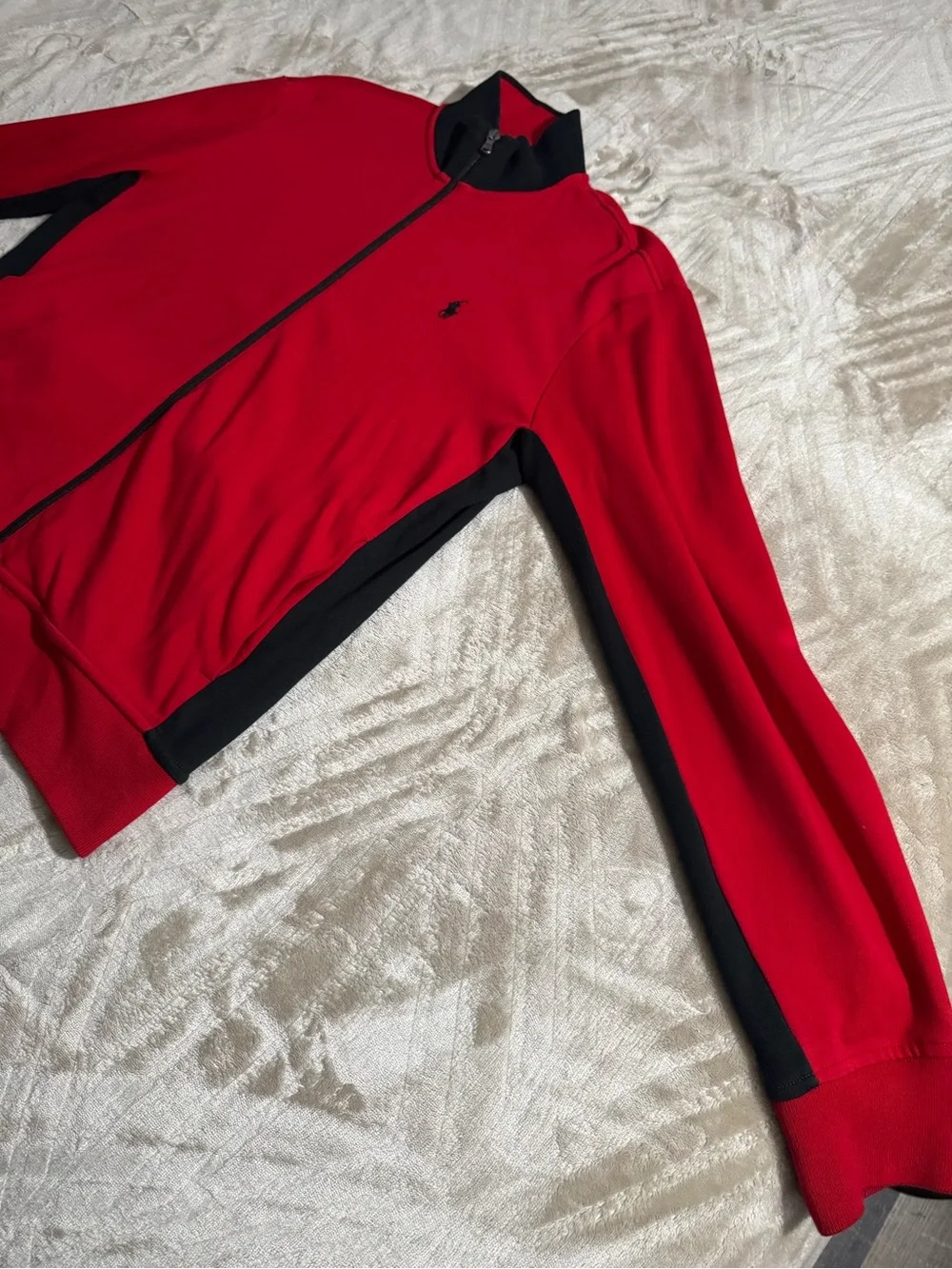 Polo Ralph Lauren Red Full-Zip Track Jacket